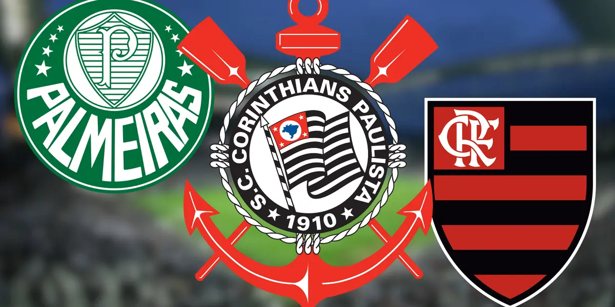 Palmeiras, Corinthians e Flamengo