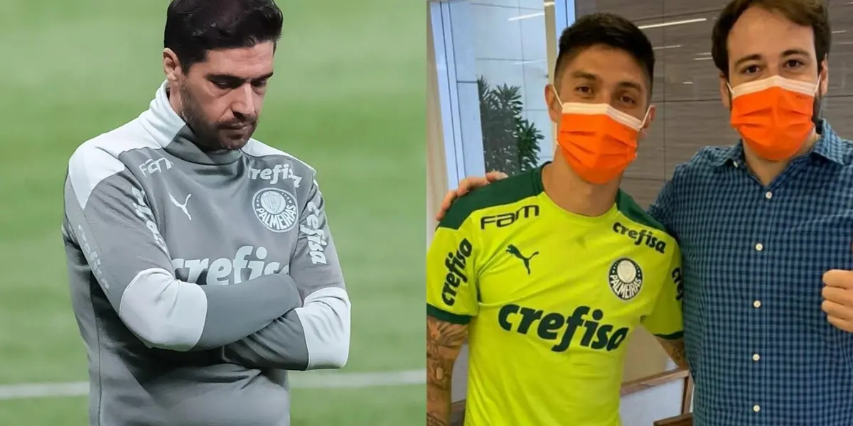 Palmeiras já estava tudo certo com Huerta, tinha fotos no clube, mas foi barrado para a tristeza de Abel Ferreira