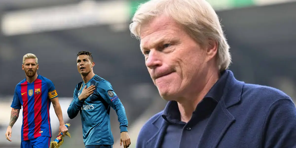 Para Oliver Kahn, nem Messi e nem CR7 são os melhores da história
