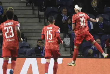 Partida decisiva entre franceses e portugueses valendo vaga nas quartas de final da Liga Europa