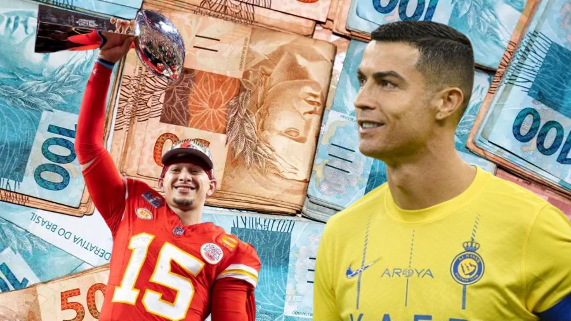 Patrick Mahomes e Cristiano Ronaldo