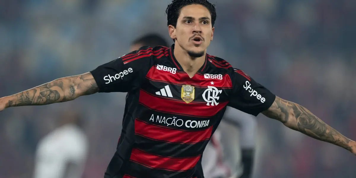 Pedro, atacante do Flamengo. Foto: Jorge Rodrigues/AGIF