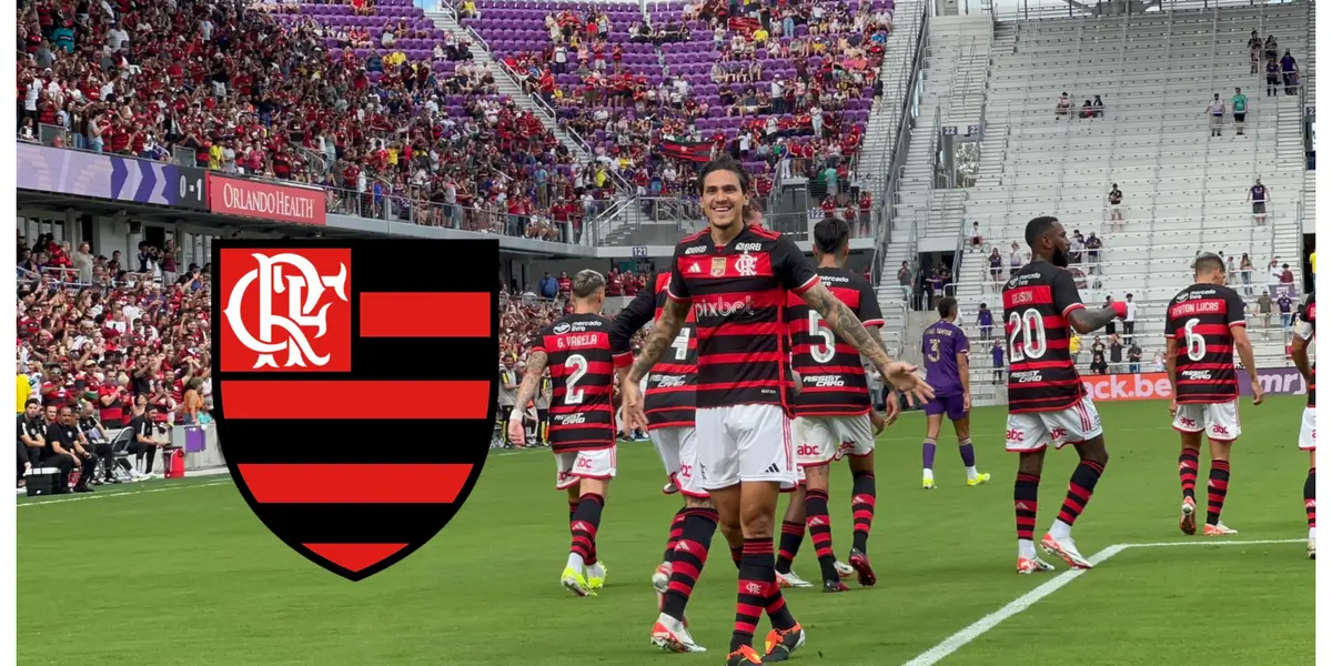 Pedro com a camisa do Flamengo