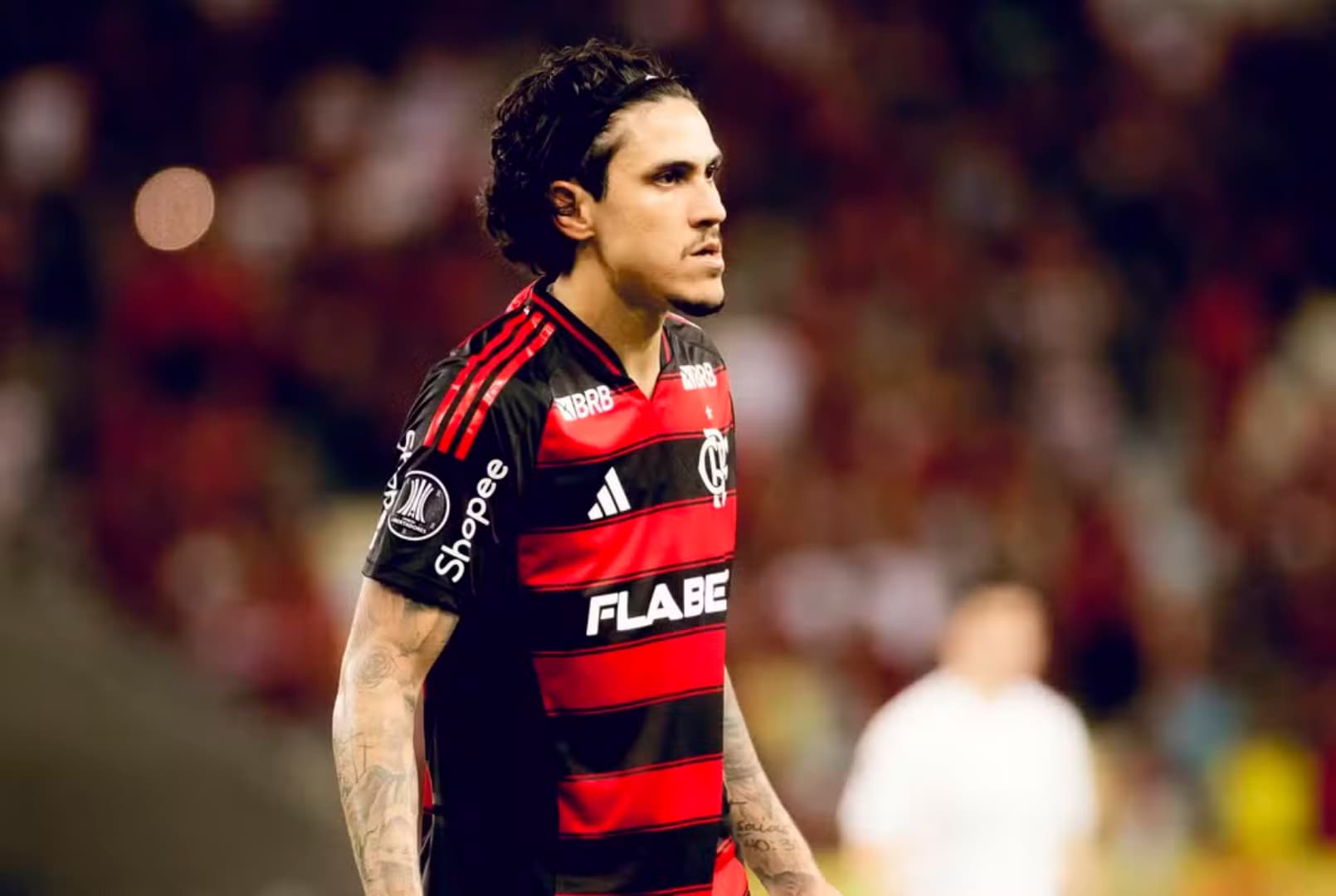 Pedro em ação pelo Flamengo. Foto: Gilvan Souza/Flamengo