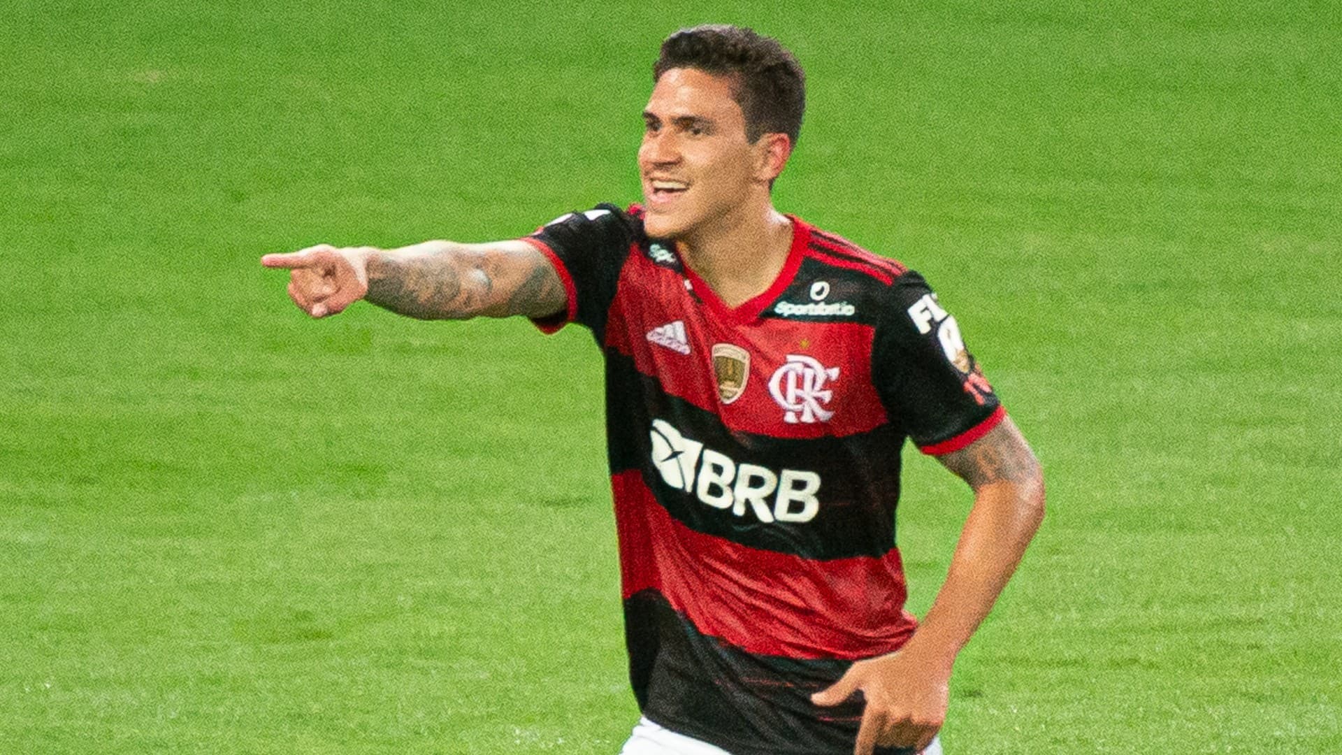 Pedro fez um dos gols mais bonitos da história dos treinamentos