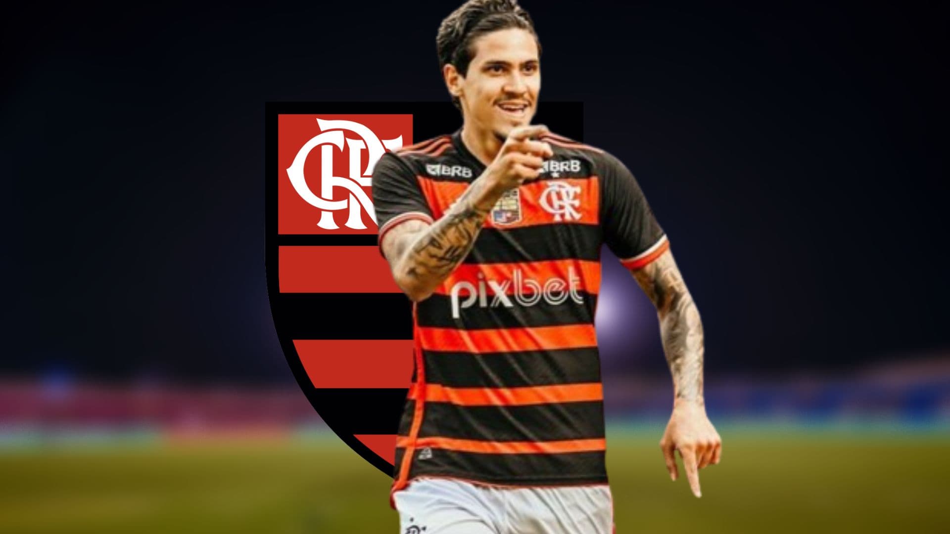 Pedro marca lindo gol para o Flamengo contra o Bangu