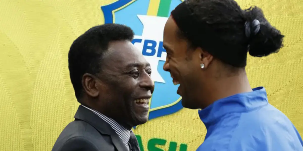 Pelé e Ronaldinho Gaúcho 