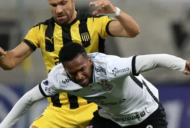 Peñarol venceu sem problemas como visitante o Corinthians em uma nova jornada da Copa Sul-Americana de 2021