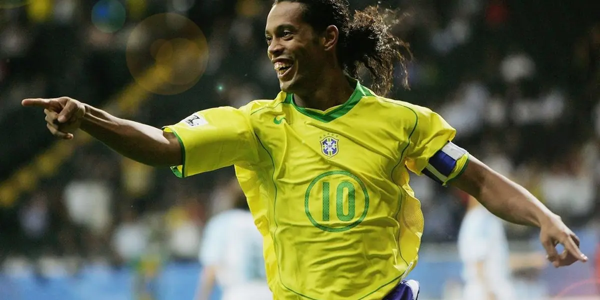 Pentacampeão esteve em Lusail para ver o jogo entre Argentina e Croácia