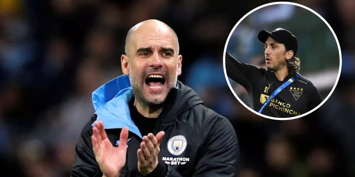 Pep Guardiola no City e Zubeldia na LDU