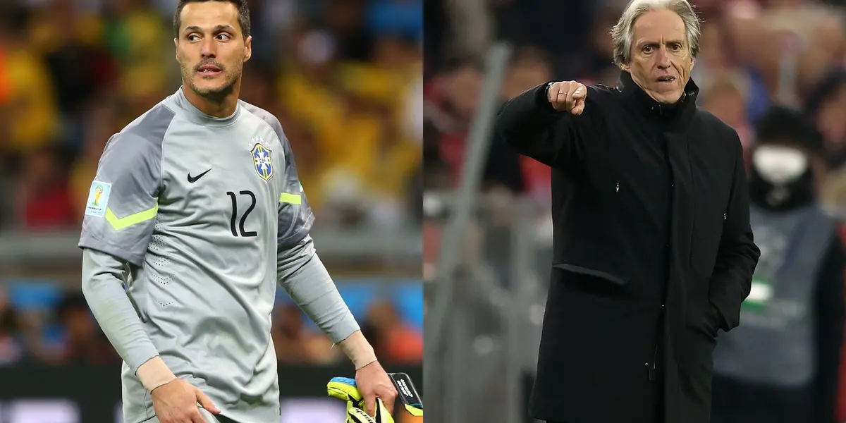 Portal português havia publicado que Júlio César foi contratado pela CBF para intermediar uma conversa com Jorge Jesus