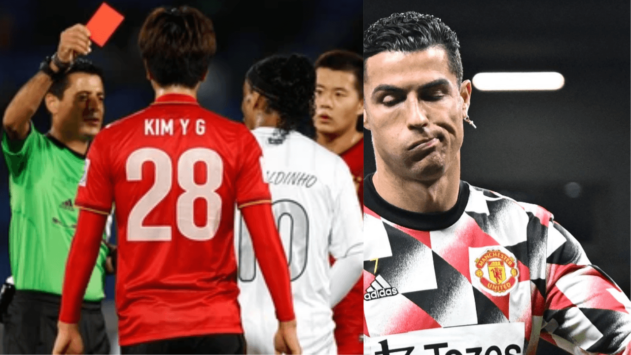Português teve atitude anti-desportiva no Manchester United e foi afastado