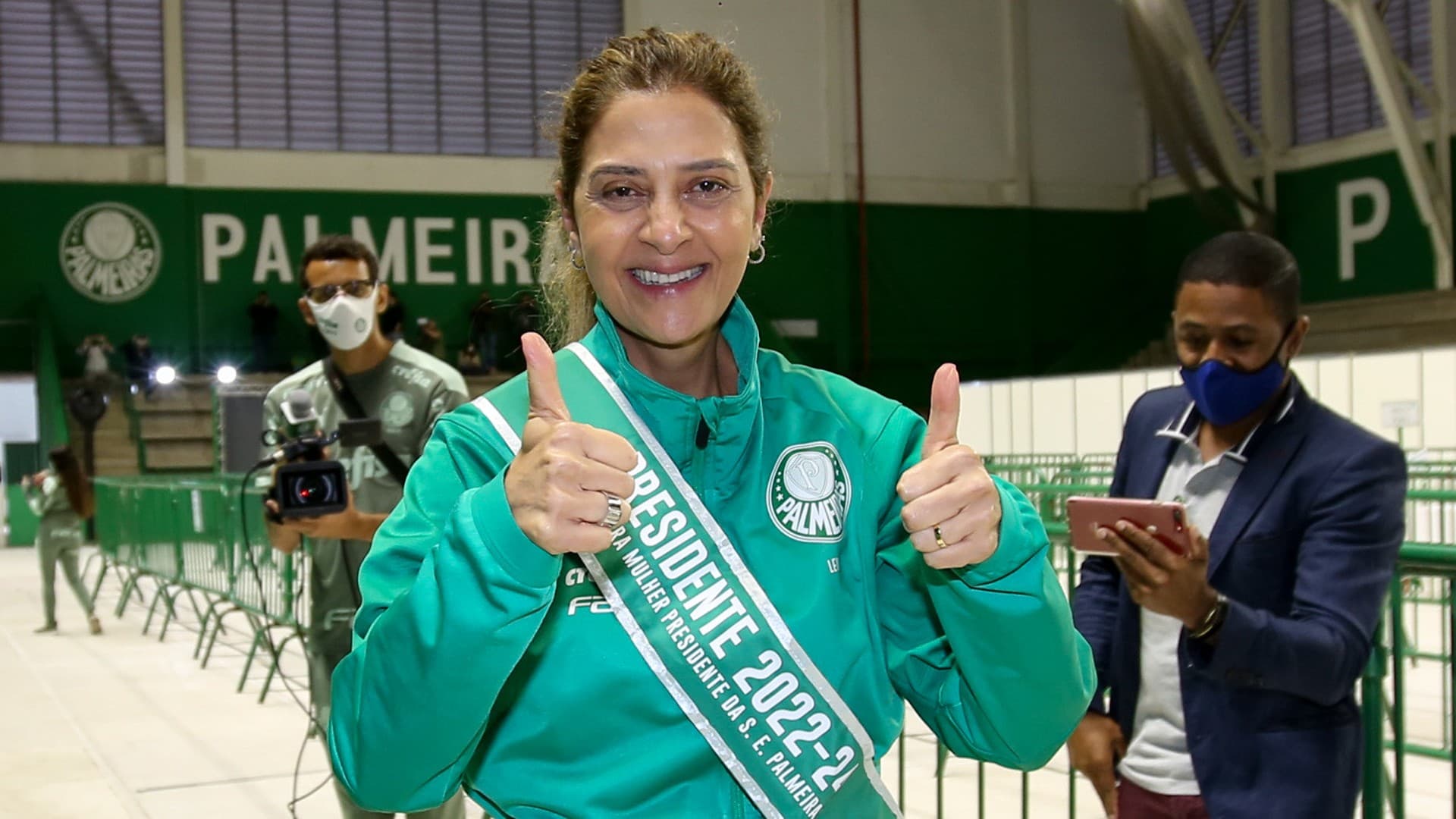 Presidente palestrina explicou a razão de não ter embarcado com delegação do Palmeiras