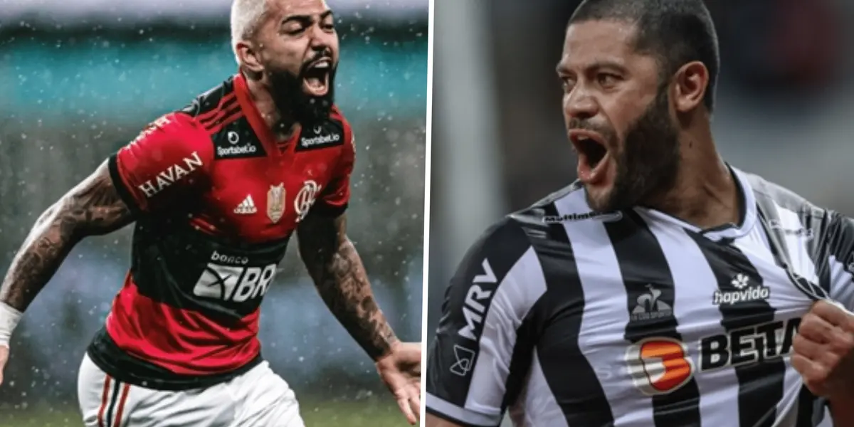 Principais nomes de Flamengo e Atlético Mineiro se enfrentarão no domingo