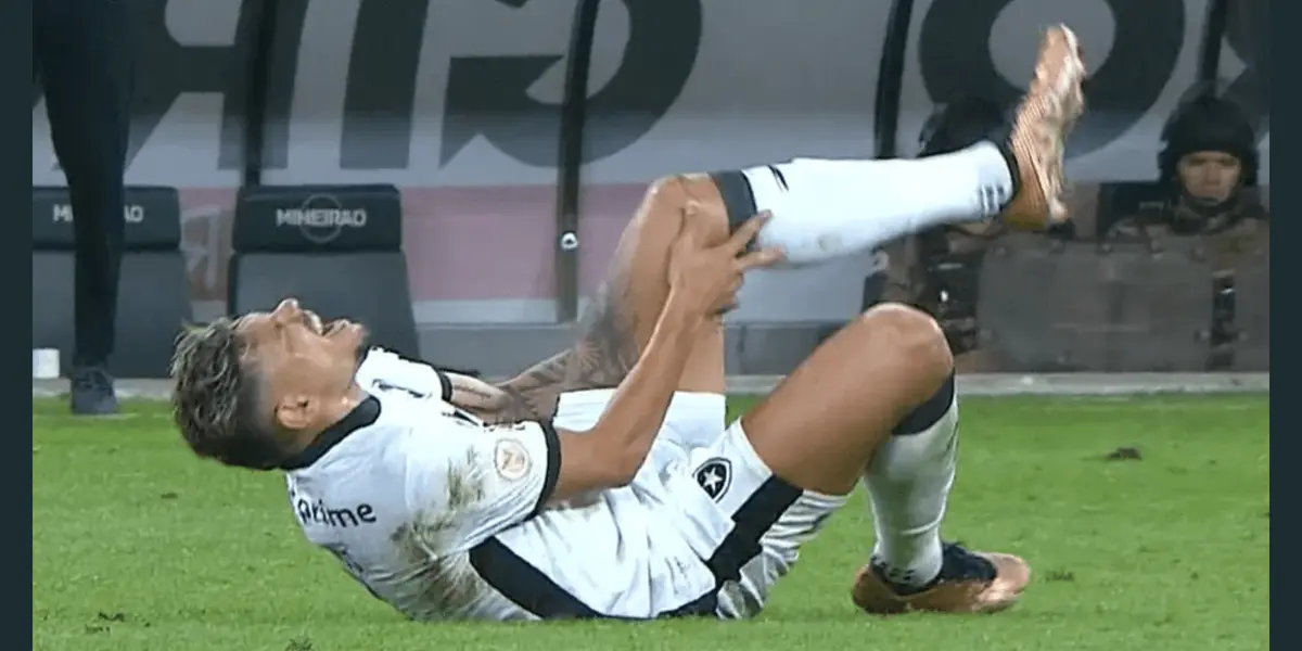 Principal jogador do time sofreu uma lesão no jogo contra o Cruzeiro