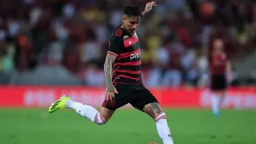 Pulgar em ação pelo Flamengo