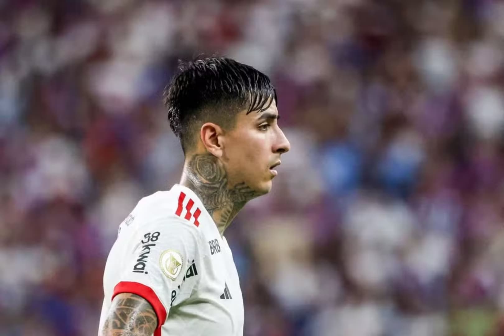 Pulgar, jogador do Flamengo. Foto: Thiago Ribeiro/AGIF