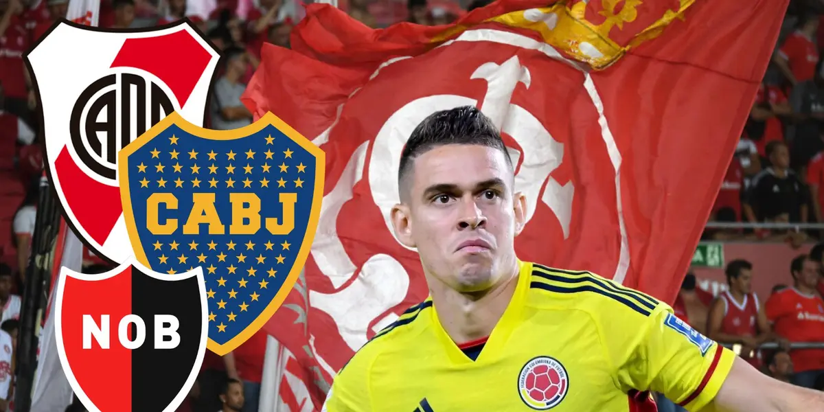 Rafael Borré está no centro de uma das maiores disputas na América do Sul