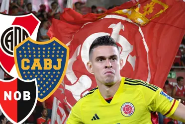 Rafael Borré está no centro de uma das maiores disputas na América do Sul