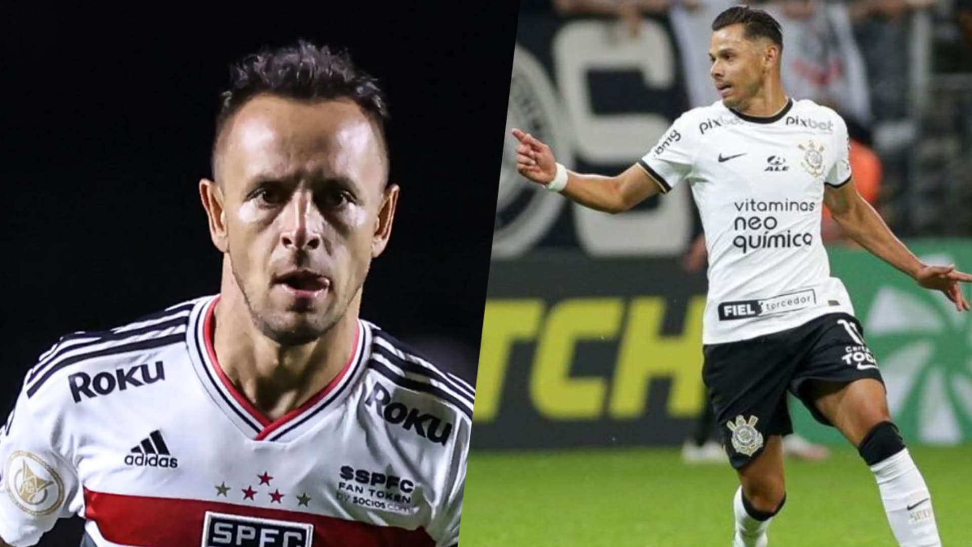 Rafinha e Ángel Romero
