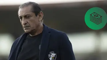 Ramón Diaz em partida do Vasco