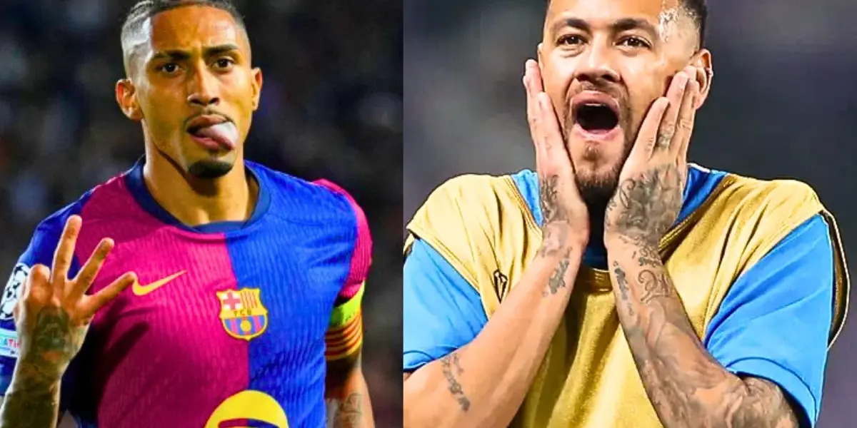 Raphinha e Neymar vivem fases diferentes