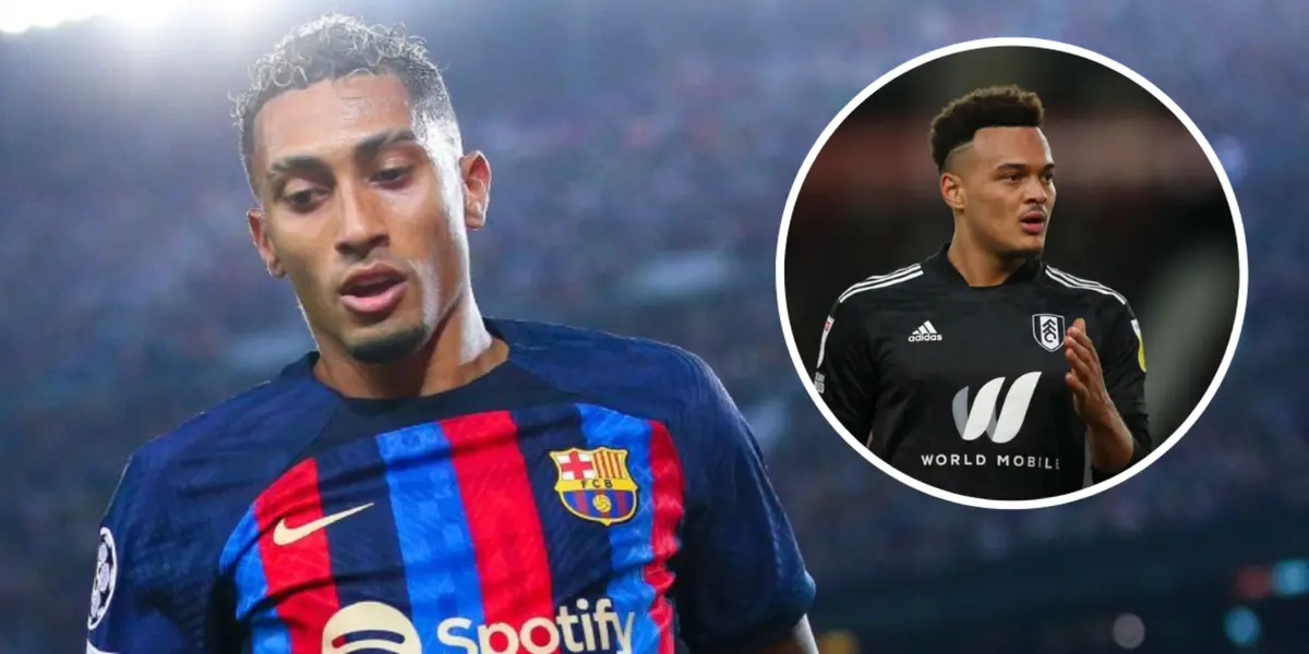 Raphinha pelo Barcelona e Rodrigo Muniz em ação no Fulham