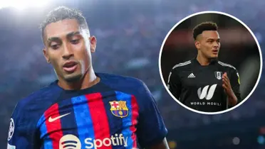Raphinha pelo Barcelona e Rodrigo Muniz em ação no Fulham