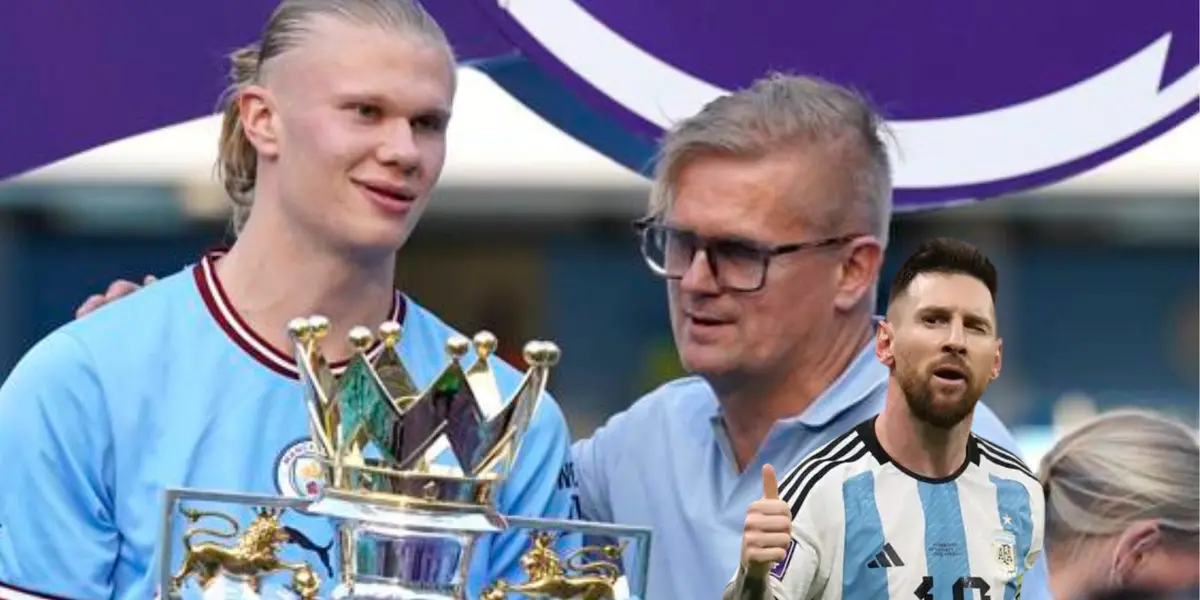 Reação do pai de Haaland durante a cerimônia do The Best