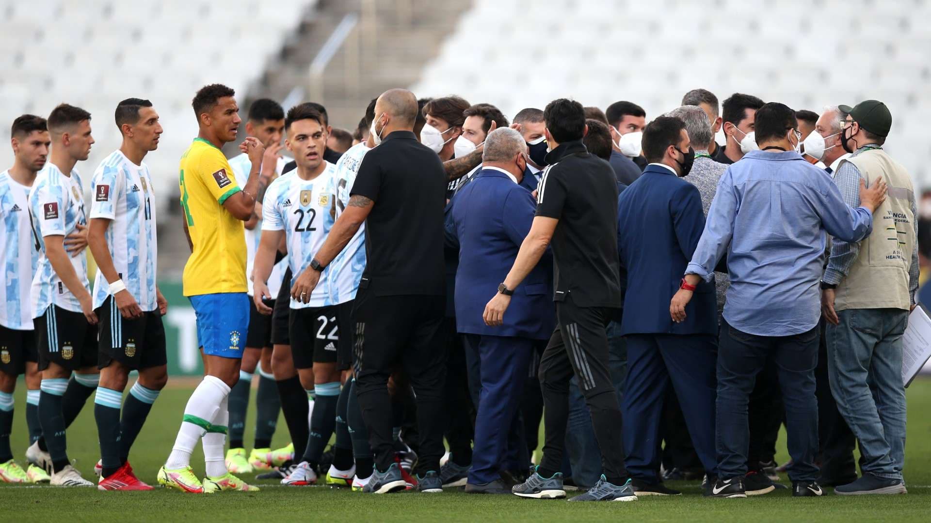 Relembre tudo qua aconteceu na partida que não aconteceu entre Brasil x Argentina no último ddomingo (05)