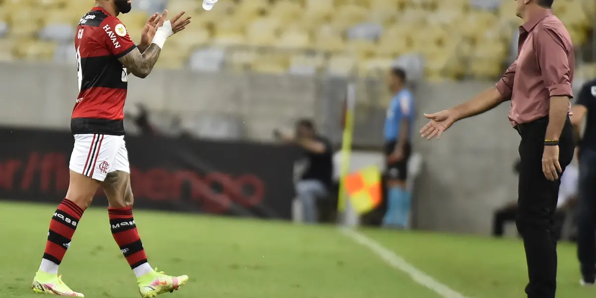 Renato Gaúcho contou o motivo pelo qual tirou Gabigol do jogo de ontem