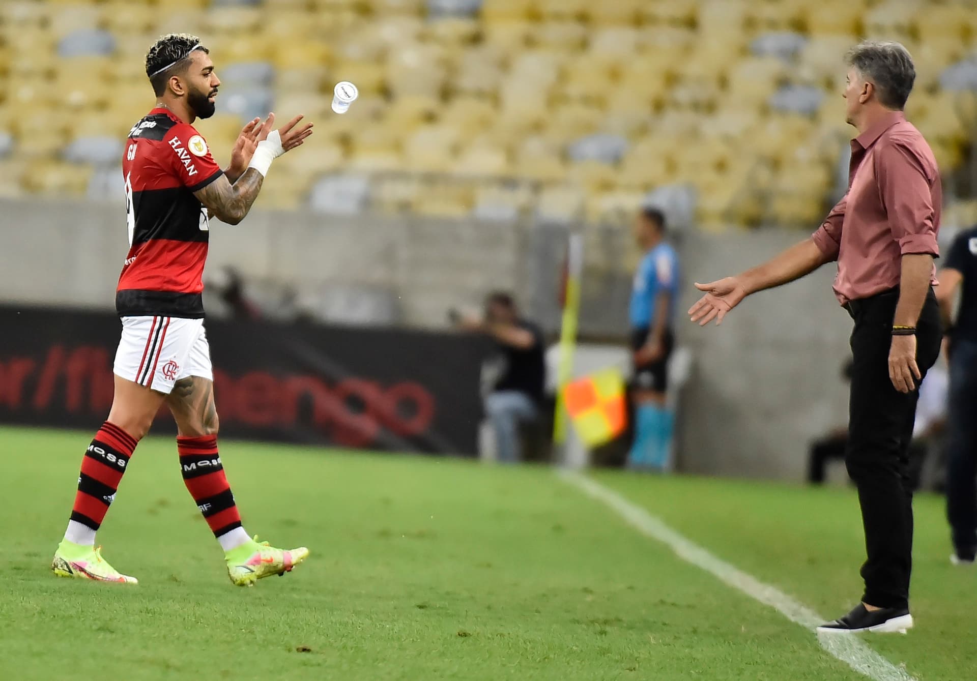 Renato Gaúcho contou o motivo pelo qual tirou Gabigol do jogo de ontem