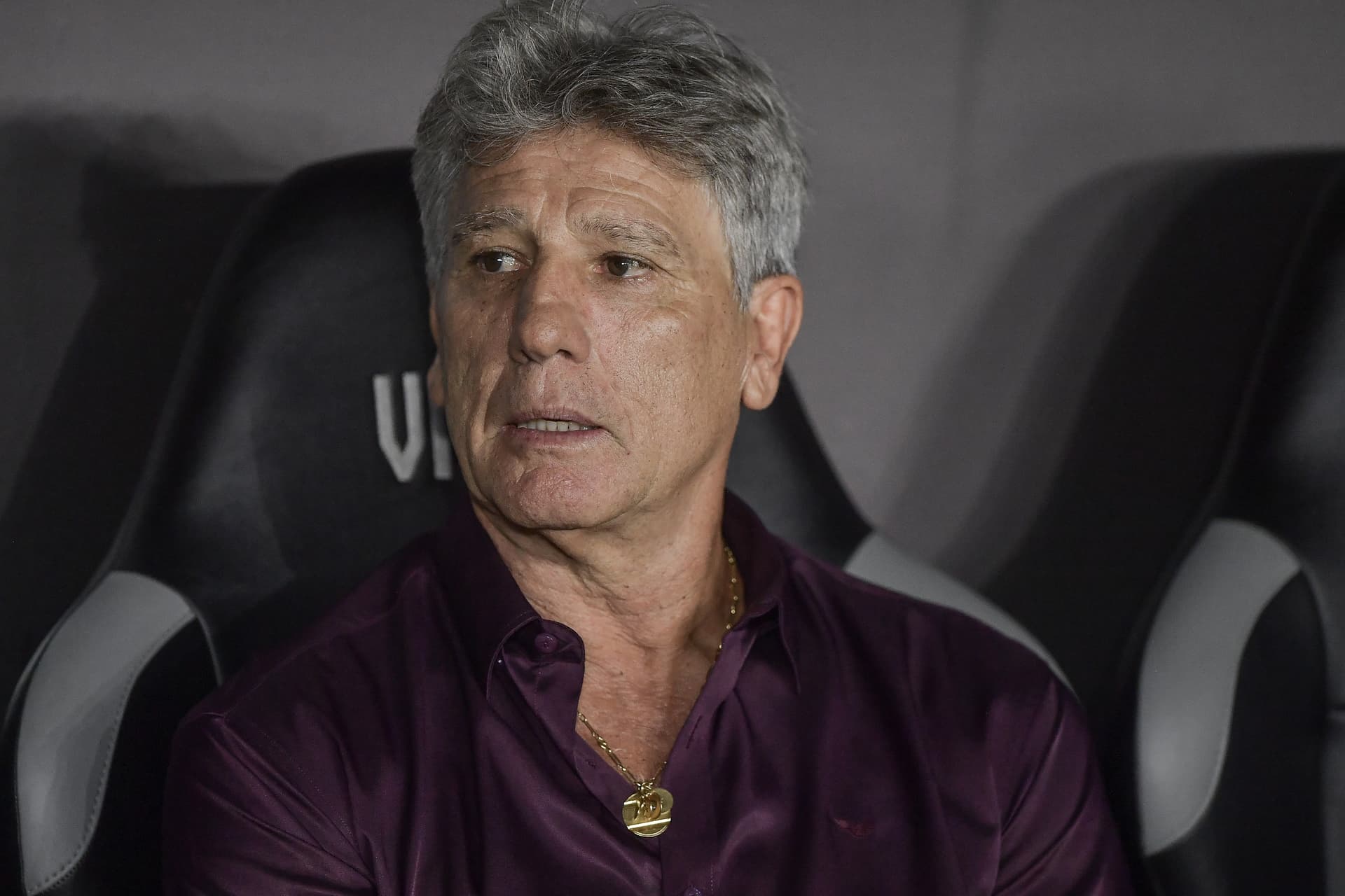 Renato Gaúcho, técnico do Vasco durante partida contra o Palmeiras no estádio São Januário. Foto: Thiago Ribeiro/AGIF