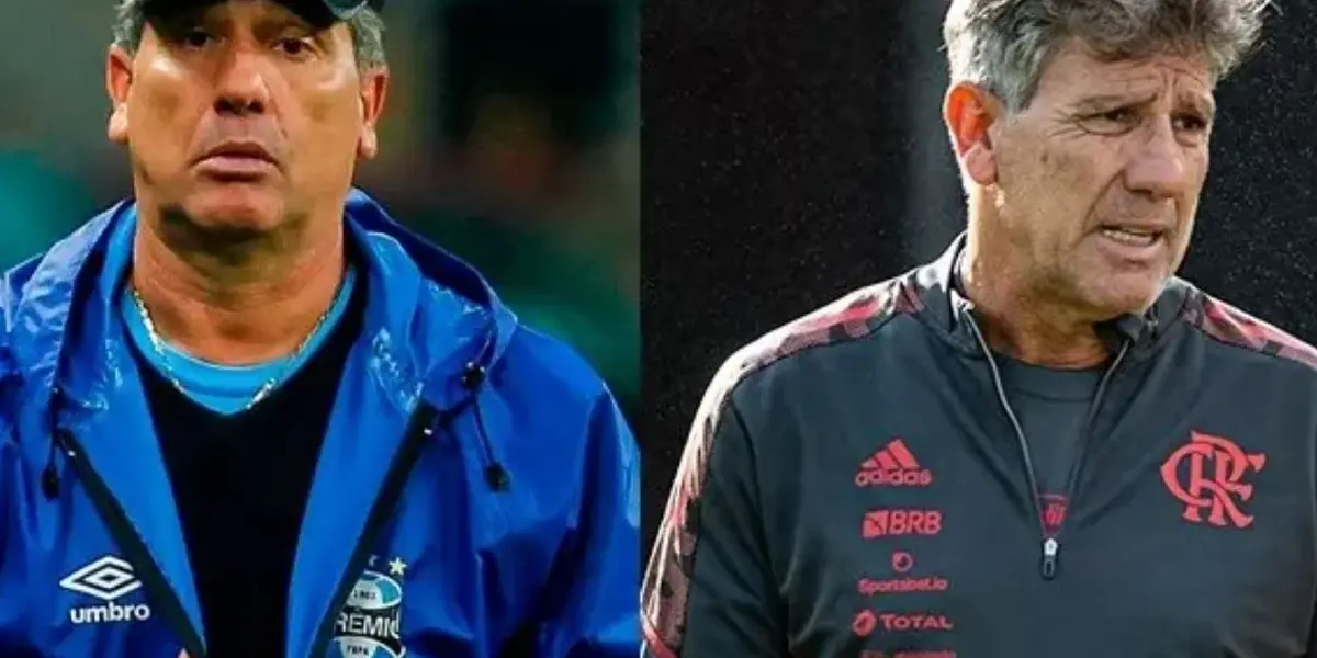 Renato Portaluppi completou 59 anos nessa quinta-feira (9) e aumentou a rivalidade entre Flamengo e Grêmio