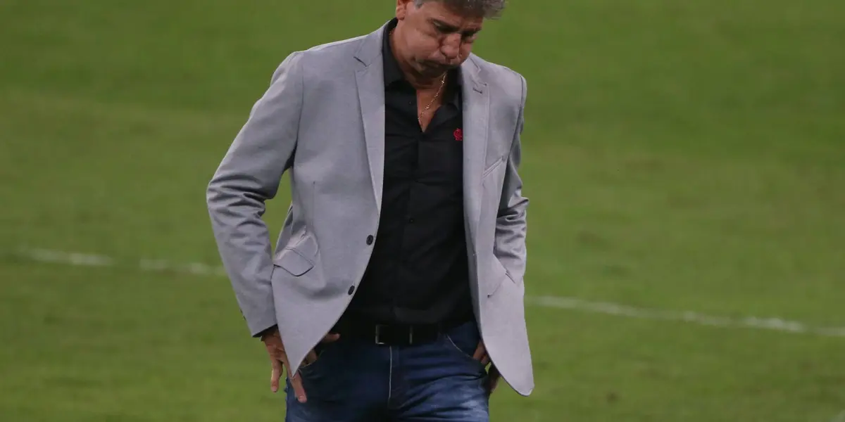 Renato Portaluppi sofre sua primeira derrota no comando do Flamengo e precisa se reerguer rapidamente para a Copa Libertadores