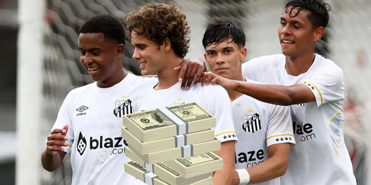 Revelação do Santos pode render milhões de reais ao clube