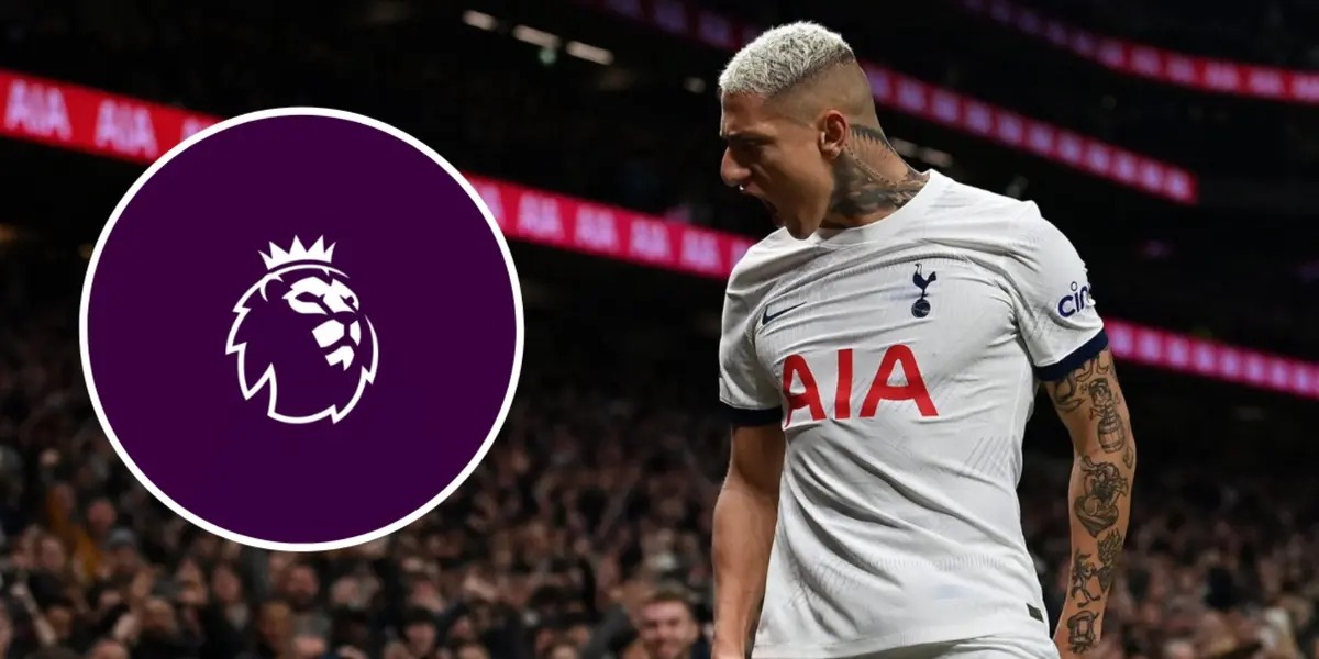 Richarlison em ação pelo Tottenham