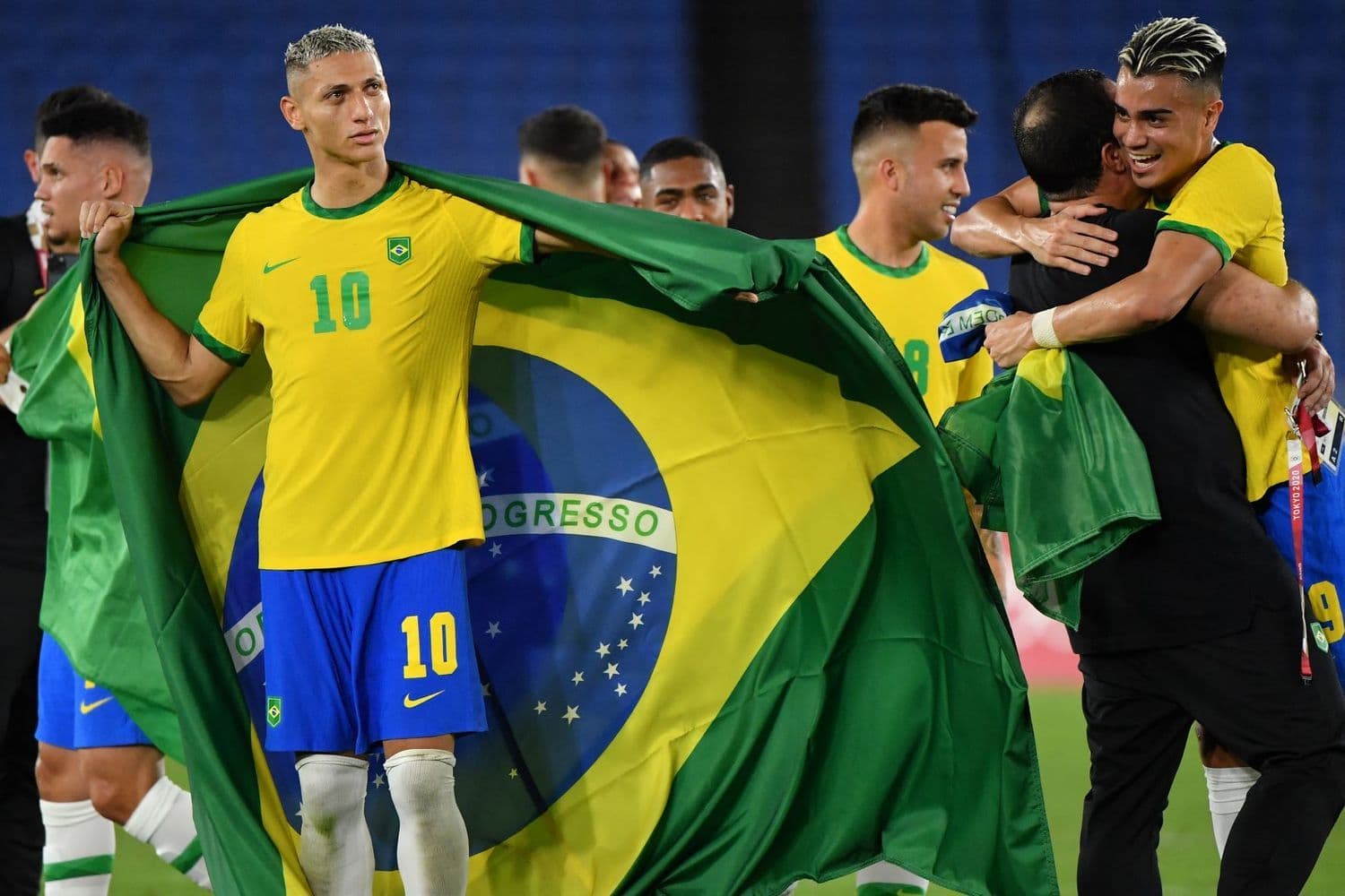 Richarlison foi campeão, artilheiro e o jogador mais engraçado das Olimpíadas de Tóquio