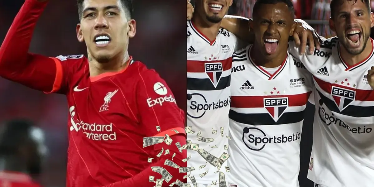 Roberto Firmino, o atacante brasileiro, está atraindo a atenção do São Paulo, já que seu contrato com o Liverpool está chegando ao fim