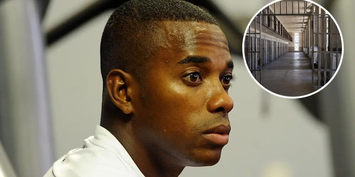 Robinho durante a carreira como jogador