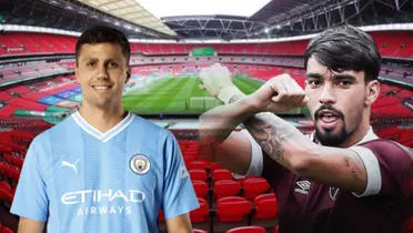 Rodri e Paquetá em ação por City e West Ham, respectivamente