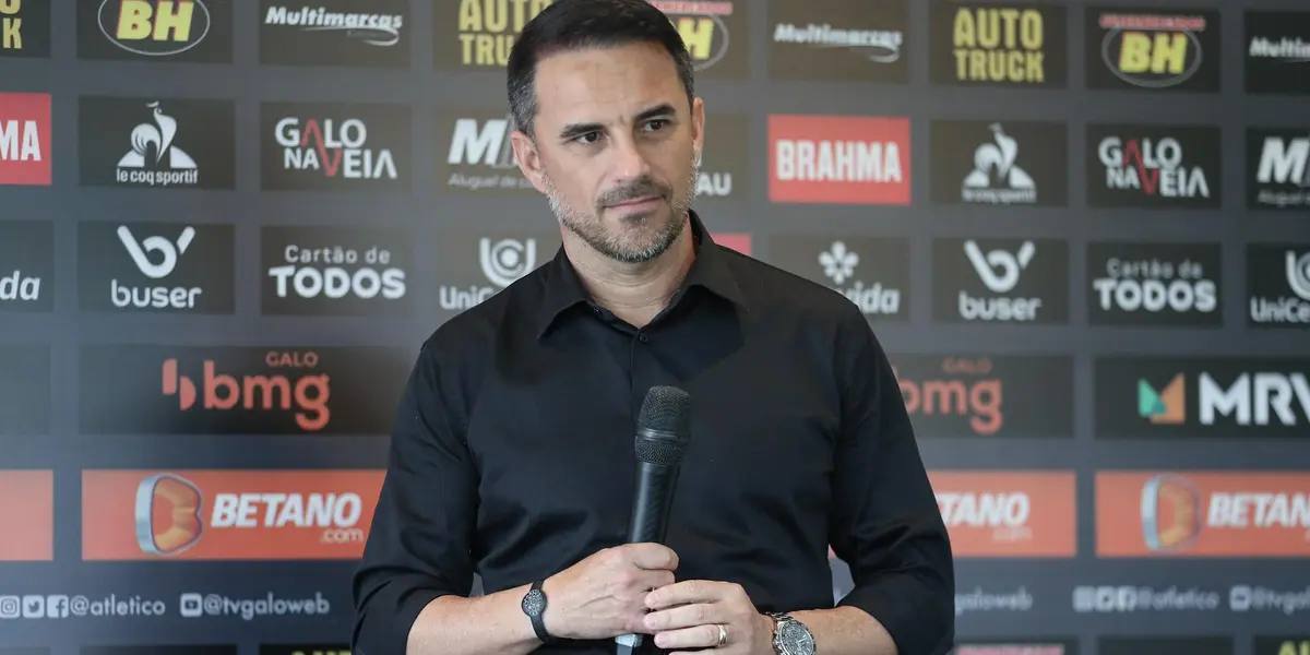 Rodrigo Caetano pode deixar o Atlético Mineiro e trabalhar no Vasco, com ajuda da 777 Partners