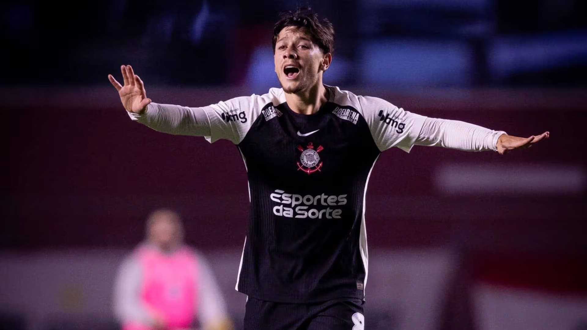 Rodrigo Garro, meio-campista do Corinthians. Foto: Rodrigo Coca/Agência Corinthians