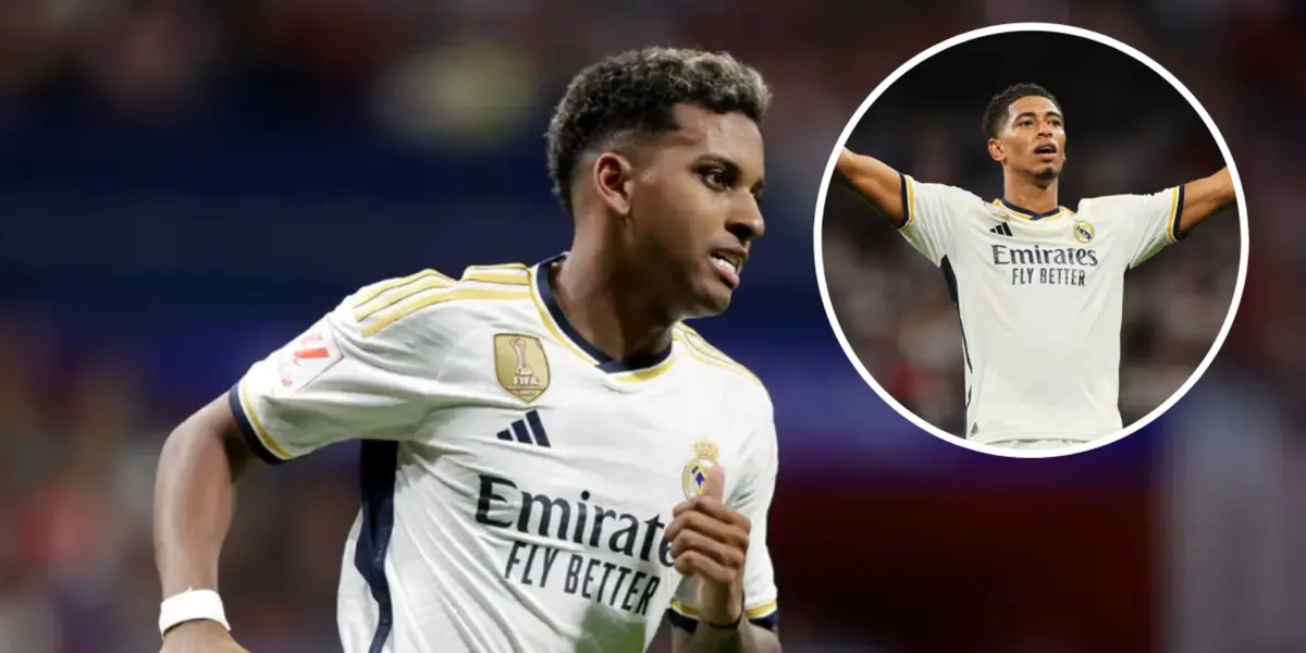 Rodrygo e Jude Bellingham no Real Madrid