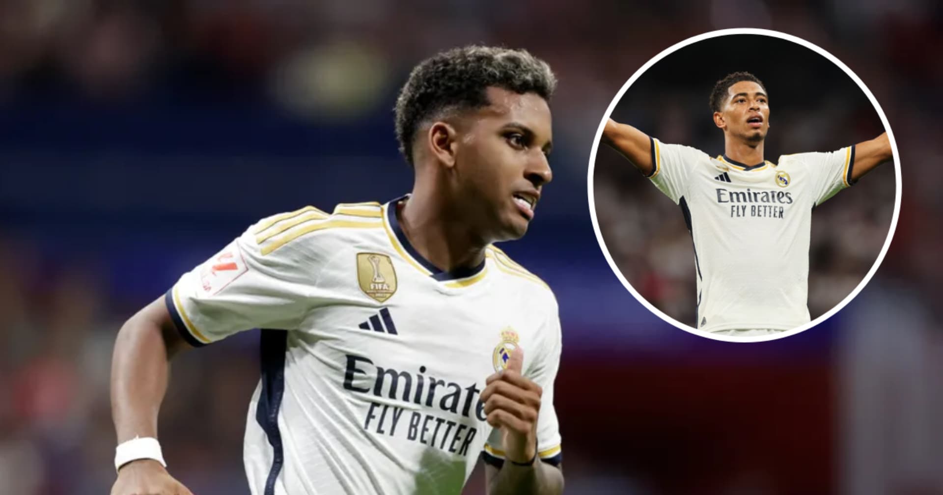 Rodrygo e Jude Bellingham no Real Madrid