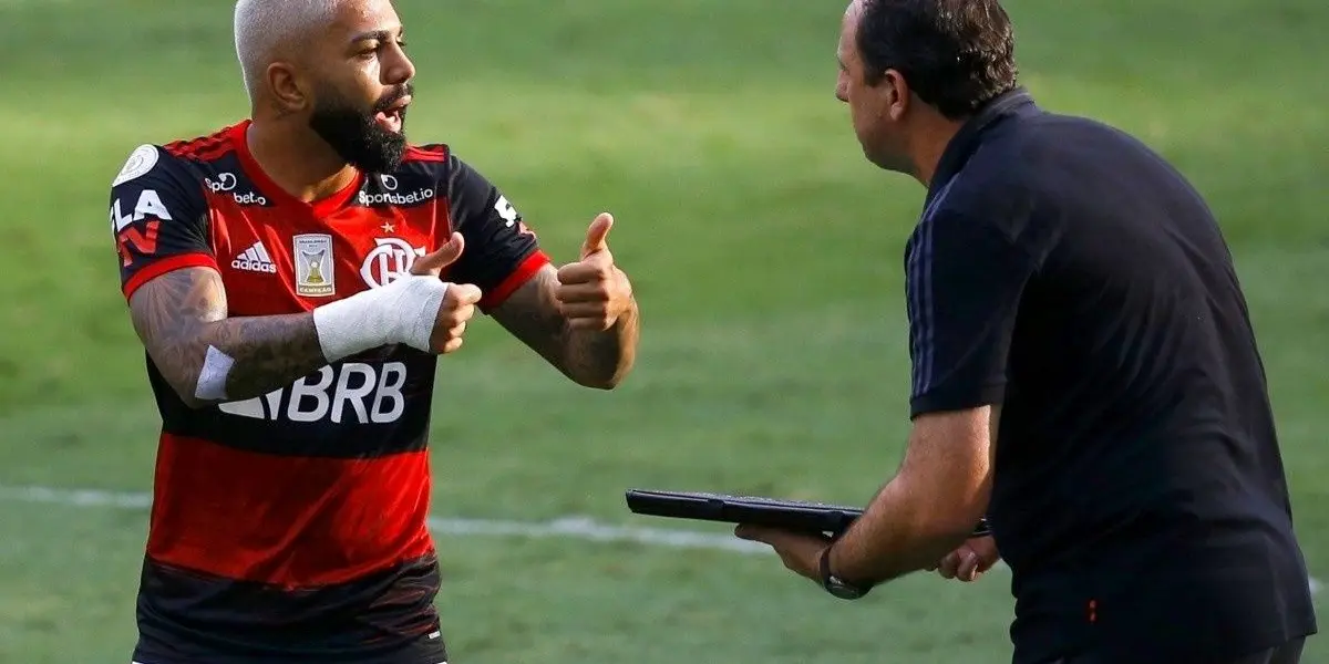 Rogério Ceni barrou Gabriel Barbosa da titularidade do Flamengo