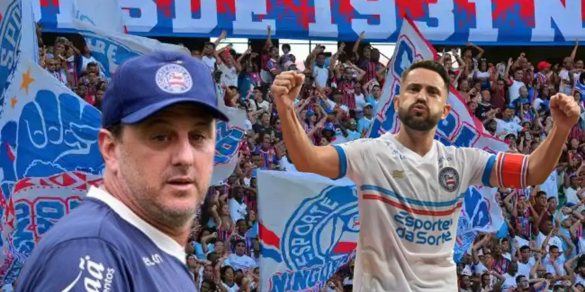 Rogério Ceni e Everton Ribeiro pelo Bahia