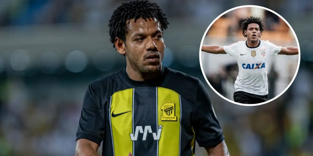 Romarinho em ação por Al-Ittihad e Corinthians