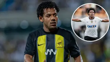 Romarinho em ação por Al-Ittihad e Corinthians