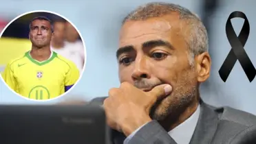 Romário com a camisa da Seleção Brasileira